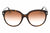 Tom Ford Nora Ladies Sunglasses Round Havana FT0957-D 52F