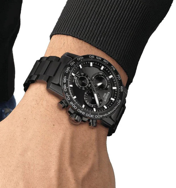 Tissot SuperSport Men's Watch Black Chronograph T1256173305100