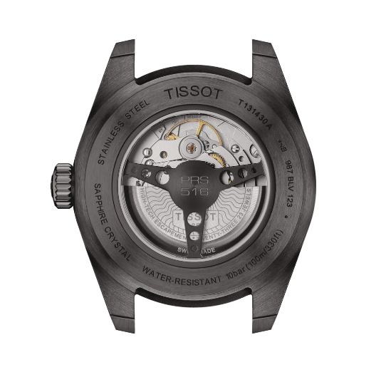 Tissot PRS 516 Men's Watch Black Leather T1314303605200
