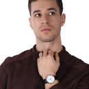 Orient Bambino Men's Watch Silver / Brown Leather TAC00009W0 Orient