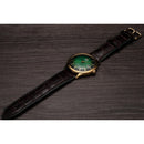 Orient Bambino Men's Watch Green Dial Brown Leather TAC08002F0