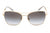 Tiffany & Co. Ladies Sunglasses Square Gold/Grey TF3084 - WatchStatus Ltd