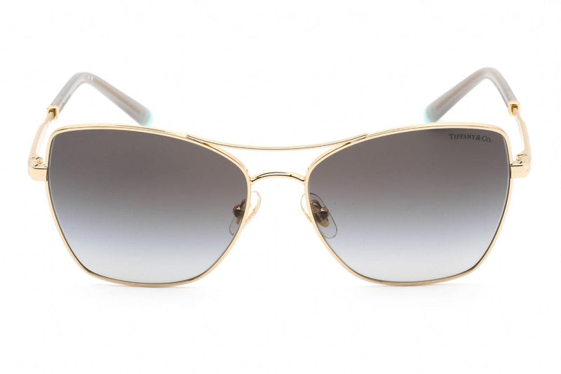 Tiffany & Co. Ladies Sunglasses Square Gold/Grey TF3084 - WatchStatus Ltd