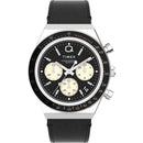 Timex Q Chronograph Men's Watch Black Leather TW2V42700