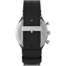 Timex Q Chronograph Men's Watch Black Leather TW2V42700