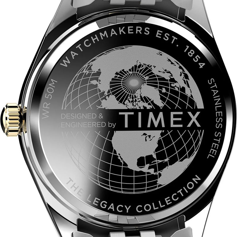 Timex Legacy Men's Watch Two Tone Blue Dial TW2W42600