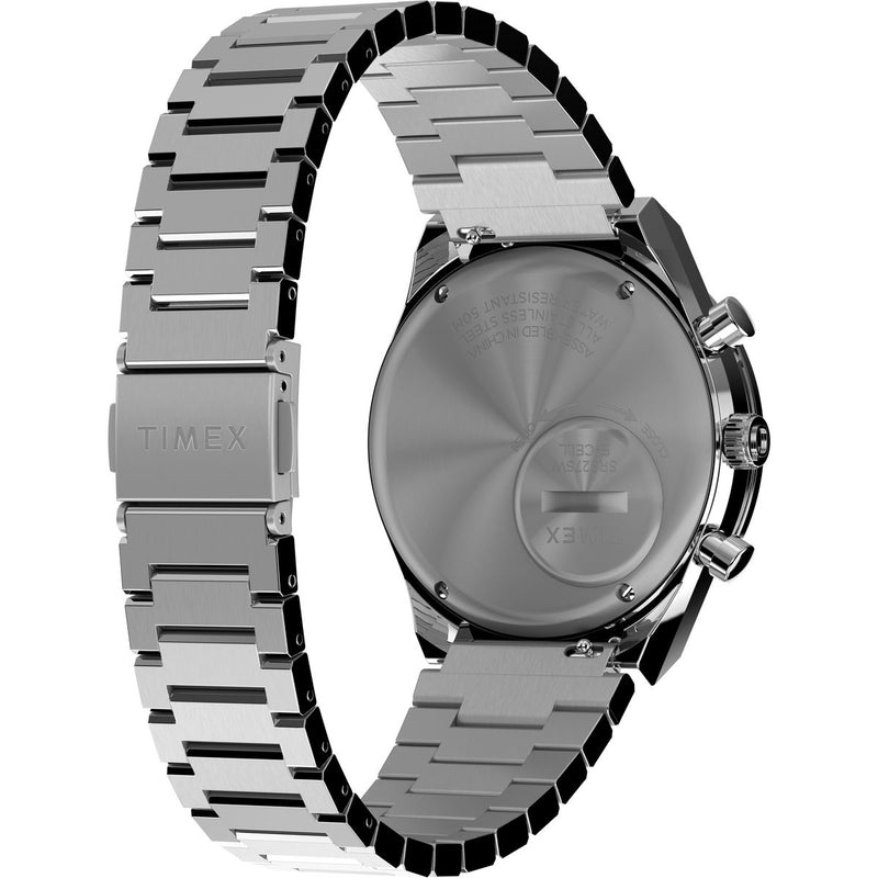 Timex Q Chronograph Men's Watch Blue Silver TW2W51600
