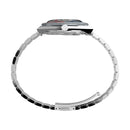 Timex X Peanuts Q GMT Men's Watch Silver 'Pepsi' Bezel TW2W83300