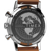 Timex Marlin® Men's Watch Chronograph Green Dial Brown Leather TW2W99100 Timex