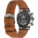 Timex Marlin® Men's Watch Chronograph Green Dial Brown Leather TW2W99100