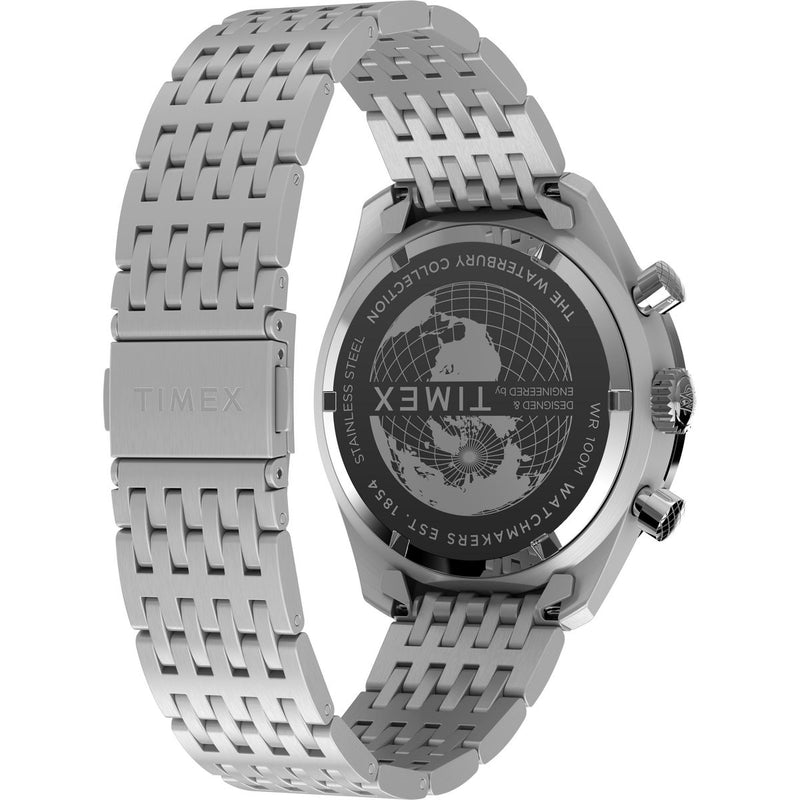 Timex Waterbury Men's Watch Silver Chronograph TW2Y18700