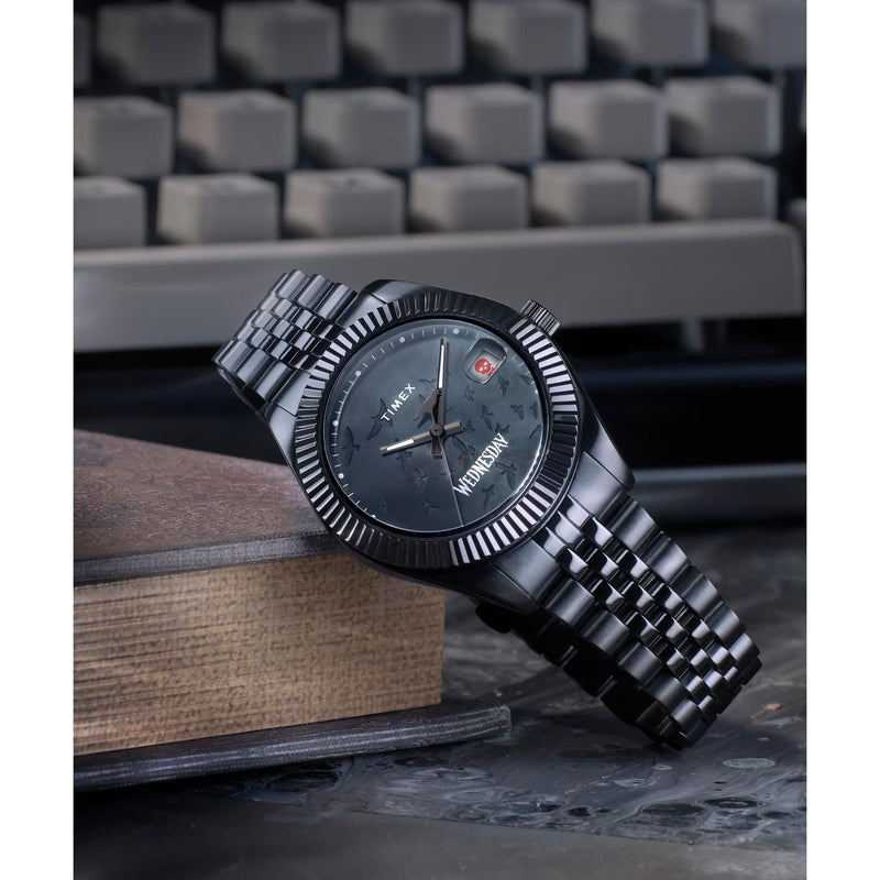Timex X Wednesday Legacy Ladies Watch Black TW2Y19600