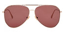 Tom Ford Charles Sunglasses Pilot Rose Gold Lens FT0853 28E