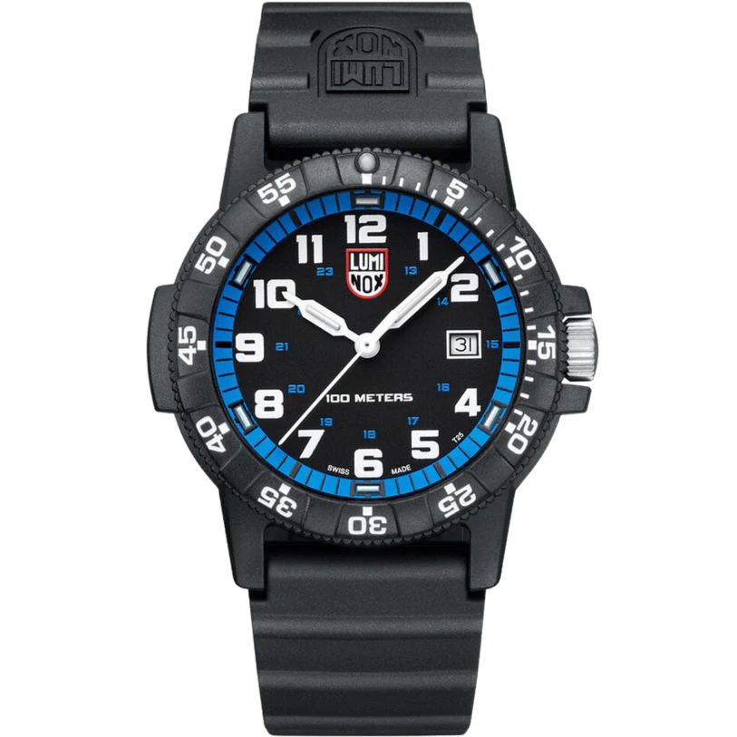 Luminox Leatherback Sea Turtle Men's Black Blue Watch XS.0324