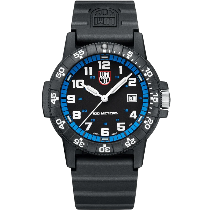 Luminox Leatherback Sea Turtle Men's Black Blue Watch XS.0324