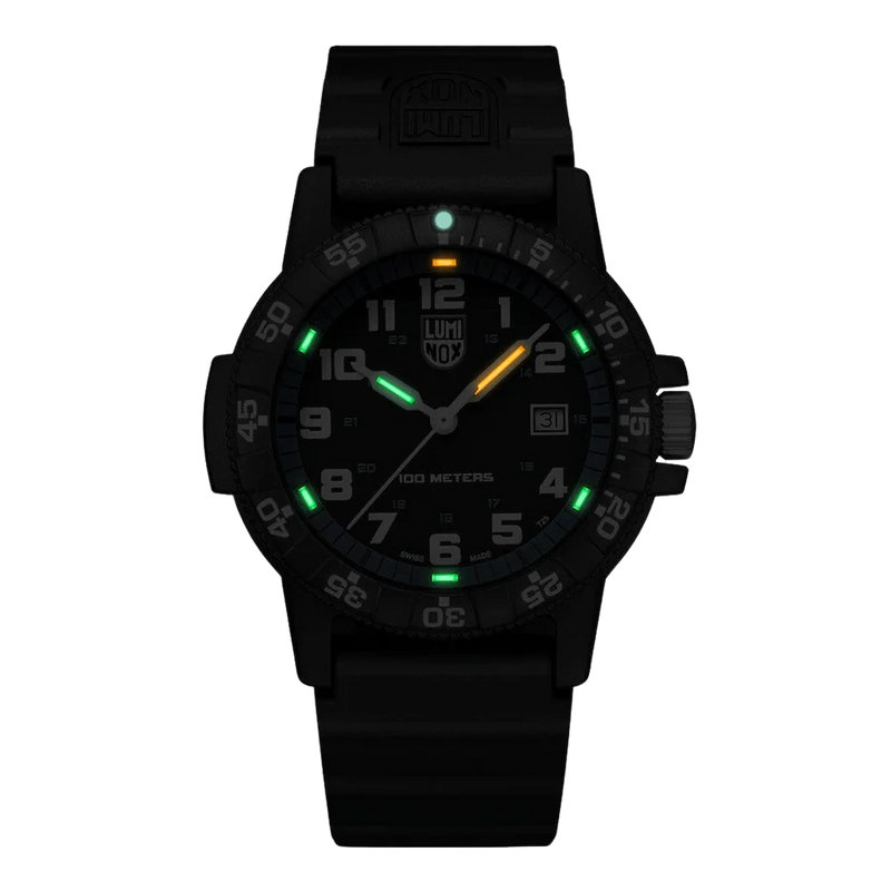 Luminox Leatherback Sea Turtle Men's Black Blue Watch XS.0324