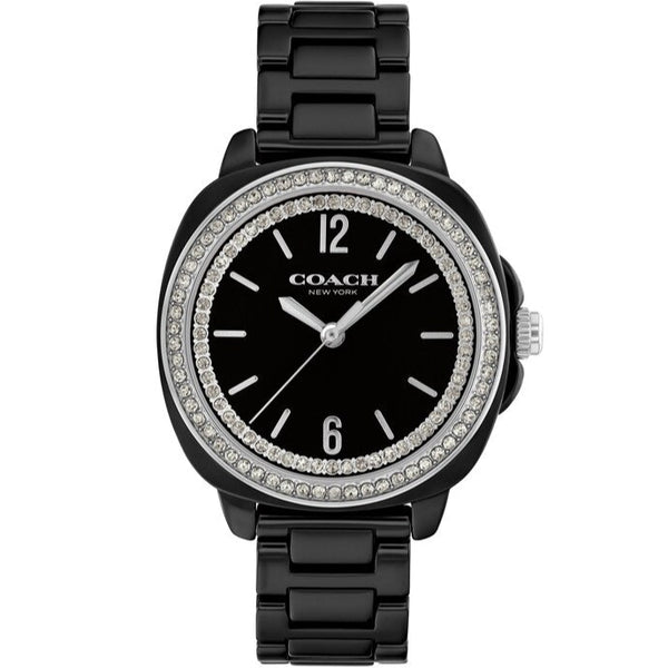 Coach Kitt Ladies Black Ceramic Watch 14504564
