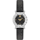 Versace Greca Glam Watch Ladies Black Leather VE2Q00122 - WatchStatus Ltd