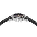 Versace Greca Glam Watch Ladies Black Leather VE2Q00122 - WatchStatus Ltd