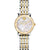 Versace Greca Glass Watch Ladies Silver / Gold VEU300421 - WatchStatus Ltd