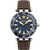 Versace Greca Sport Men's Blue Dial Leather Watch VEZ300121 - WatchStatus Ltd