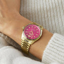 Vivienne Westwood Lady Sydenham Ladies Watch Gold / Pink Dial VV251RRGD Vivienne Westwood