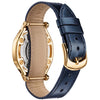 Versace Medusa Frame Watch Ladies Gold Blue Leather VEVF00720 Versace