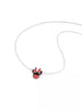 Disney Minnie Mouse Red Polka Dot Pendant Necklace Disney