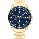 Tommy Hilfiger Parker Men's Blue Gold Watch 1791834