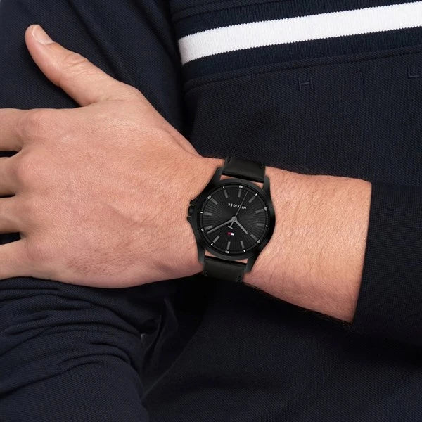 Tommy Hilfiger Bruce Men's All Black Watch 1792190