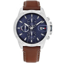 Tommy Hilfiger Jameson Men's Brown Leather Watch 1792195