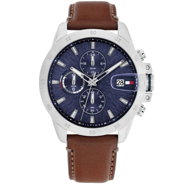 Tommy Hilfiger Jameson Men's Brown Leather Watch 1792195