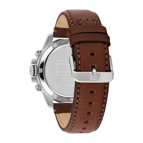Tommy Hilfiger Jameson Men's Brown Leather Watch 1792195