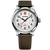Wenger Terragraph Men's Watch Silver Leather Strap 01.0541.120