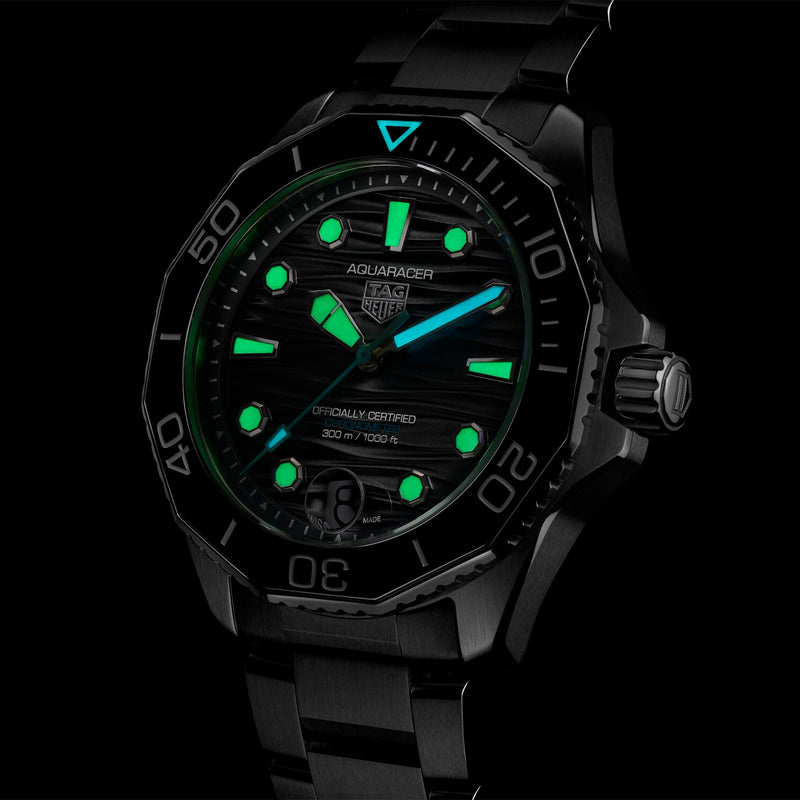 TAG Heuer Aquaracer Professional 300 Men's Watch Black Dial Automatic WBP5110.BA0013
