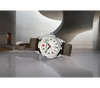 Wenger Terragraph Men's Watch Silver Leather Strap 01.0541.120 Wenger