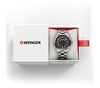 Wenger Terragraph Men's Watch Silver Black Dial 01.0541.122 Wenger