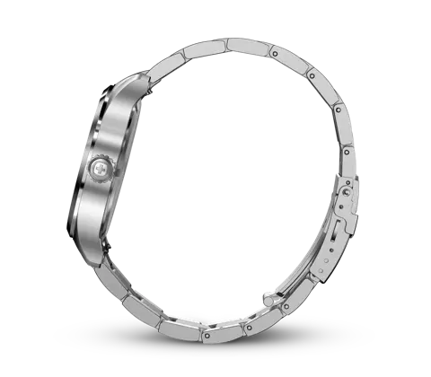 Wenger Terragraph Men's Watch Silver Black Dial 01.0541.122