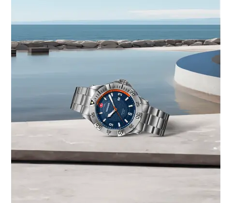 Wenger Seaforce Men's Watch Blue Silver 01.0641.141