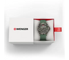 Wenger Seaforce Men's Watch Gunmetal / Green Silicone Strap 01.0641.143 Wenger