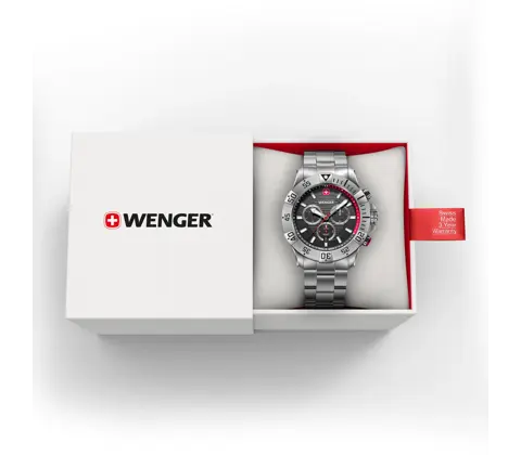 Wenger Seaforce Men's Watch Black Dial Chronograph 01.0643.123