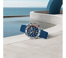 Wenger Seaforce Men's Watch Blue Chronograph Silicone Strap 01.0643.124