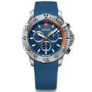 Wenger Seaforce Men's Watch Blue Chronograph Silicone Strap 01.0643.124