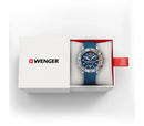 Wenger Seaforce Men's Watch Blue Chronograph Silicone Strap 01.0643.124
