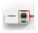 Wenger City Sport Men's Watch Silver Black Dial 01.1441.131 Wenger