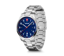Wenger City Sport Men's Watch Silver Blue Dial 01.1441.134 Wenger