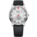 Wenger City Classic Men's Watch Silver Leather 01.1441.139 Wenger