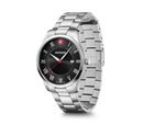Wenger City Classic Men's Watch Silver Black Dial 01.1441.140