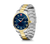 Wenger City Classic Men's Watch Two-Tone Blue Dial 01.1441.141