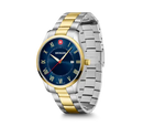 Wenger City Classic Men's Watch Two-Tone Blue Dial 01.1441.141